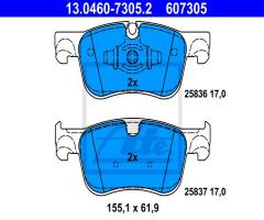 Ate 13.0460-7305 klocki hamulc. citroen c4 picasso ii  13- przód, citroËn c4 grand picasso ii