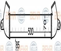 Hella 8ml376776291 intercooler fiat, fiat doblo cargo (223)