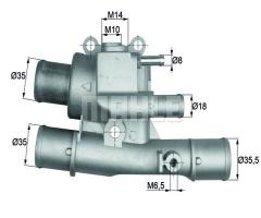 Behr ti 124 88 termostat fiat, fiat brava (182), lancia delta ii (836)