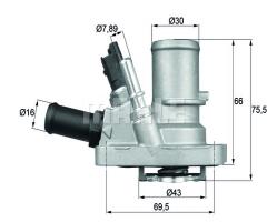 Behr ti 144 88 termostat fiat, alfa romeo mito (955), fiat punto evo (199), lancia ypsilon (843)