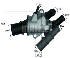 Behr ti 165 88 termostat fiat, fiat punto (188)