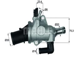 Behr ti 174 88 termostat alfa romeo lancia, alfa romeo spider (916s_)