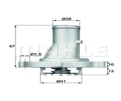 Behr ti 68 87d termostat fiat, autobianchi y10, fiat panda (169), lancia y10 (156)