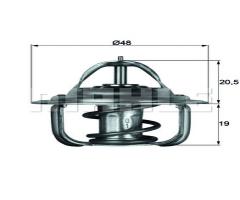 Behr tx 1 92d termostat opel audi vw, audi 80 (81, 85, b2), chevrolet kalos, daewoo nexia (kletn)