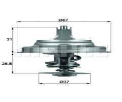 Behr tx 25 87d termostat audi vw, audi 100 (44, 44q, c3), skoda superb (3u4), volvo 240 (p242, p244)