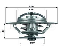 Behr tx 93 83d termostat citroen fiat peugeot, citroËn jumper nadwozie pełne (230l)