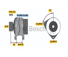 Bosch 0986042091 alternator 12v, citroËn xantia (x2), fiat scudo combinato (220p), lancia zeta (220)