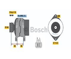 Bosch 0986045701 alternator 12v, nissan primera hatchback (p11)