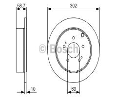 Bosch 0986479532 tarcza hamulc., mitsubishi grandis (na_w)