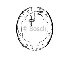 Bosch 0986487766 szczęki hamulc., citroËn c4 aircross, mitsubishi asx (ga_w_), peugeot 4008