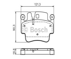 Bosch 0986494281 klocki hamulc. porsche 911  01-05 przód, porsche boxster (987)