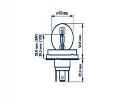Narva 49211 Żarówka r2 45/40w 12v, lada niva (2121), renault trucks messenger platforma / podwozie
