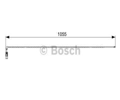 Bosch 1987473001 czujnik klock. hamulc. bmw x3 e83  04-10 tył, bmw x3 (e83)