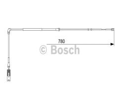 Bosch 1987473009 czujnik klock. hamulc., land rover range rover iii (lm)