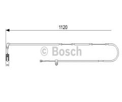 Bosch 1987473010 czujnik klock. hamulc., land rover range rover iii (lm)