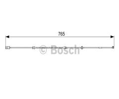 Bosch 1987473018 czujnik klock. hamulc., opel astra g hatchback (f48_, f08_)