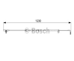 Bosch 1987473022 czujnik klock. hamulc., land rover range rover sport (ls)