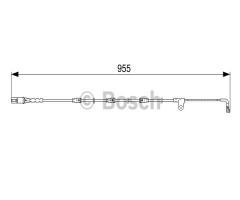 Bosch 1987473028 czujnik klock. hamulc., bmw x5 (e70)