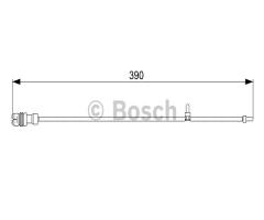 Bosch 1987473041 czujnik klock. hamulc., porsche 911 (997)