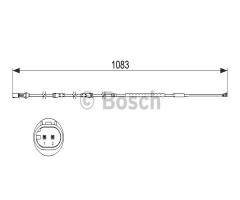 Bosch 1987473500 czujnik klock. hamulc. bmw 5 f10,f11  10- przód, bmw 5 (f10, f18)