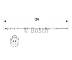 Bosch 1987473501 czujnik klock. hamulc., bmw 7 (f01, f02, f03, f04), rolls-royce wraith coupe