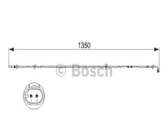 Bosch 1987473503 czujnik klock. hamulc., bmw z4 (e89)