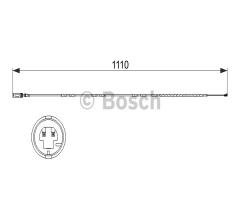 Bosch 1987473515 czujnik klock. hamulc. bmw 3 e90  10- tył, bmw 3 (e91) touring 