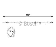 Bosch 1987473525 czujnik klock. hamulc., mini mini (r56)