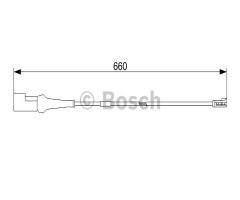 Bosch 1987473575 czujnik klock. hamulc.