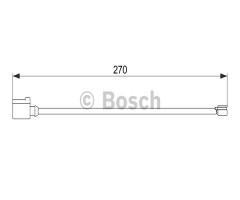 Bosch 1987474564 czujnik klock. hamulc., audi tt (8n3), porsche 911 (991), vw golf iv (1j1)