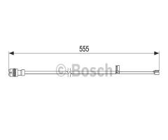 Bosch 1987474568 czujnik klock. hamulc., porsche 911 (997)