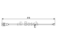 Bosch 1987474991 czujnik klock. hamulc. porsche 911 (964) 88-93 p, porsche 911 kabriolet (964)