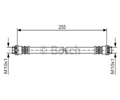 Bosch 1987476178 przewód hamulcowy giętki citroen berlingo 02- t