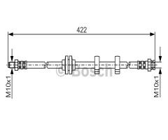 Bosch 1987476346 przewód hamulcowy giętki, alfa romeo gt (937)