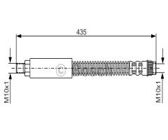 Bosch 1987476905 przewód hamulcowy giętki, opel movano nadwozie pełne (f9)