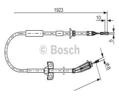 Bosch 1987477999 linka hamulca ręcznego volvo s60  00-09, volvo s60 i