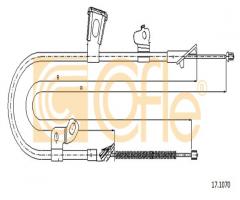 Cofle 17.1070 linka hamulca ręcznego toyota, toyota yaris (scp1_, nlp1_, ncp1_)