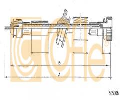 Cofle s05006 linka prędkościomierza mercedes, mercedes-benz kombi kombi (s123)