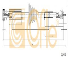 Cofle s05021 linka prędkościomierza