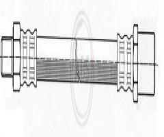 A.b.s. sl3261 przewód hamulcowy giętki lada samara  86- przód, lada samara (2108, 2109, 2115)