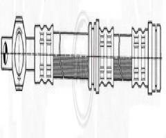 A.b.s. sl3380 przewód hamulcowy giętki mazda 626  83-97 przód, ford usa probe i, mazda 626 ii (gc)