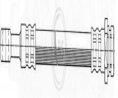 A.b.s. sl4295 przewód hamulcowy giętki hyundai lantra  90-00 t, hyundai lantra i (j-1)