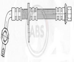 A.b.s. sl5311 przewód hamulcowy giętki toyota landcruiser  98-07, lexus lx (uzj100)