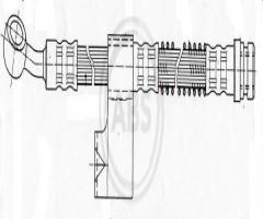 A.b.s. sl5607 przewód hamulcowy giętki hyundai elantra  00-06 lp, hyundai elantra (xd)