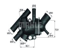 Behr ti 134 88 termostat opel renault, renault megane i (ba0/1_)