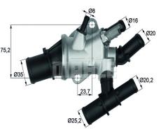 Behr ti 155 88 termostat alfa romeo fiat lancia, alfa romeo 147 (937), fiat bravo ii (198)