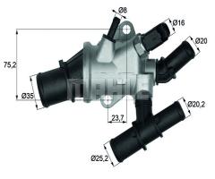 Behr ti 162 88 termostat alfa romeo fiat lancia, alfa romeo 156 (932), fiat marea (185)