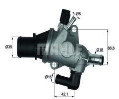 Behr ti 163 88 termostat alfa romeo fiat, alfa romeo gtv (916c_), fiat barchetta (183)