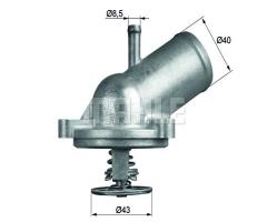 Behr ti 209 87 d termostat mercedes vw, mercedes-benz vito autobus (638), ssangyong actyon i