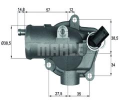 Behr ti 28 92 termostat mercedes, mercedes-benz klasa e (w210)